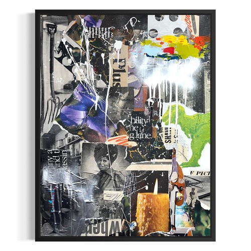 Original mixed media abstract - original,