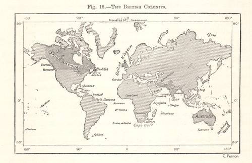 The british colonies empire - british, colonies.