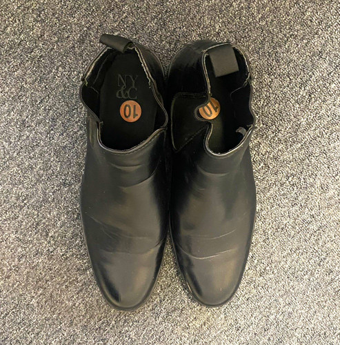 Men black snakeskin - men's,