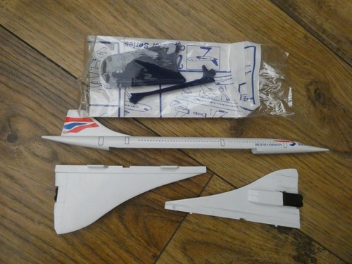 Concorde model plane boxed - concorde,