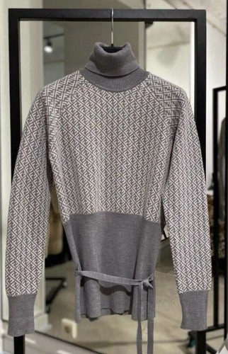 Fendi cashmere turtleneck knit - fendi,