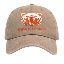 Bear Down Bear Head Washed
