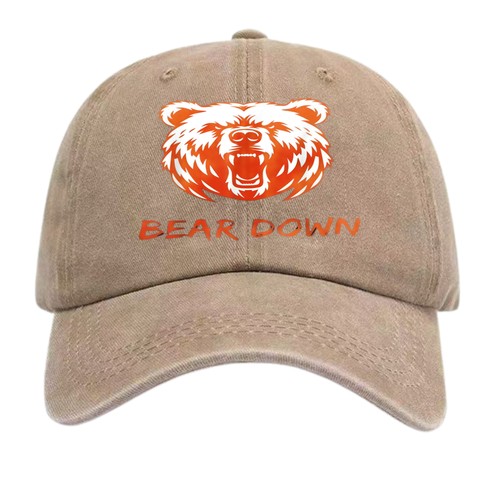Bear down head washed - down,
