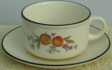 Cloverleaf Peaches & Cream large breakfast  Cup & Saucer - Immaculate Condition
