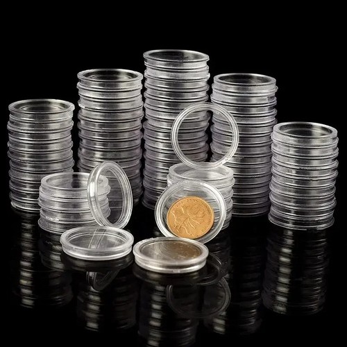 100pcs coin cases capsules - coin,