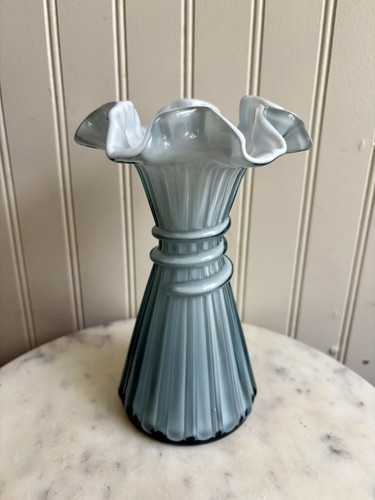 Vintage fenton glass wheat - glass,
