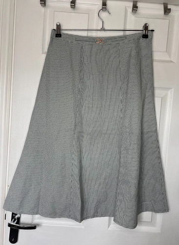 Damart grey houndstooth line - grey, a-line