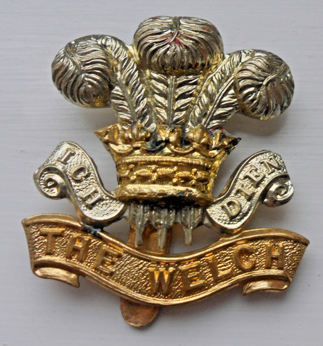 The welch regiment metal - welch, bi-metal