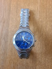 Amadeus AM00050 Mens Silver Quartz Watch Not Working (Spares or Repairs)
