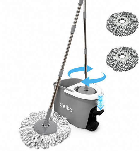 Delka spin mop - and, bucket