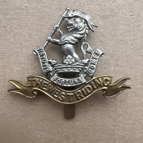West riding regiment cap badge - west,