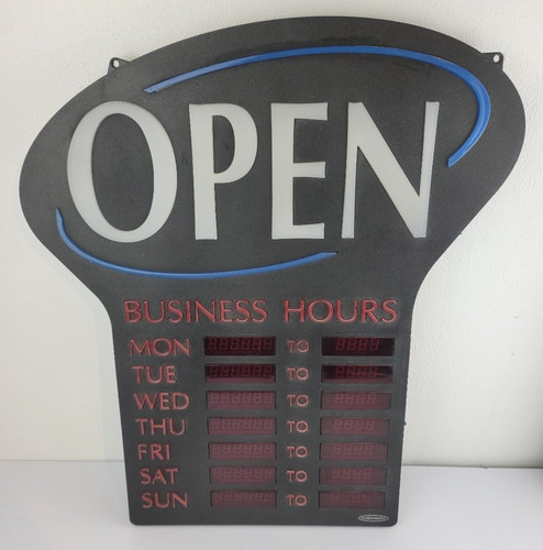 Newon led open sign with - open,