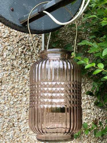 Glass lantern - glass,