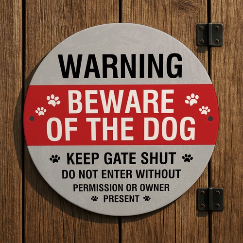 Warning sign for - warning, do
