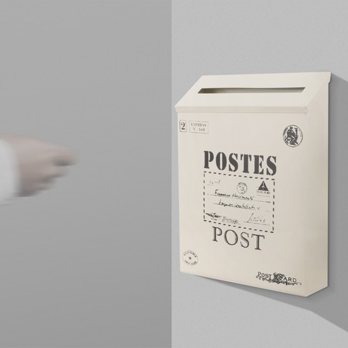 Vintage mailbox post box - mailbox,
