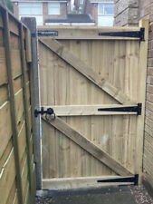 Wooden Side Gate, 6ft high,from 4ft 1 inch - 5ft wide and all between sizes