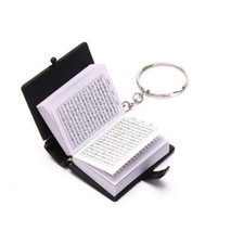 Mini Ark Quran Book The Koran Keychain Muslim Jewelry Deco Gift Key Pend CX
