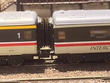 BR mk2 Graham Farish bellows corridor connectors x 10 n gauge 2mm 