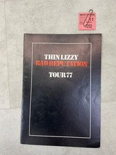 Thin Lizzy Programme Bad Reputation, Extremely RARE UK Tour 1977 inc TICKET
