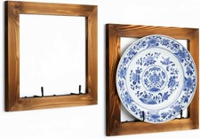 Set wooden plate hangers - 2,