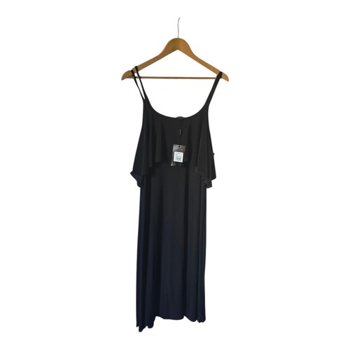 Biba new black strappy midi - black,