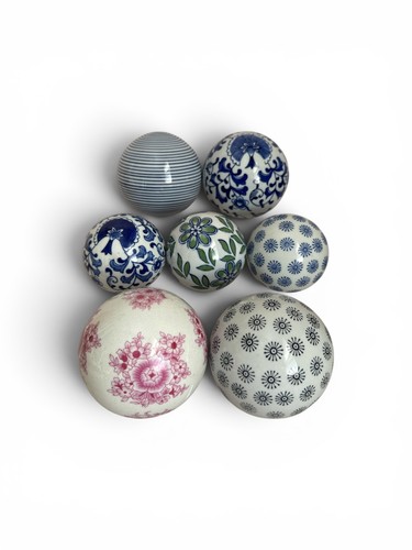 Vintage ceramic carpet balls - ceramic,