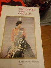 Programme Of The Trooping The
