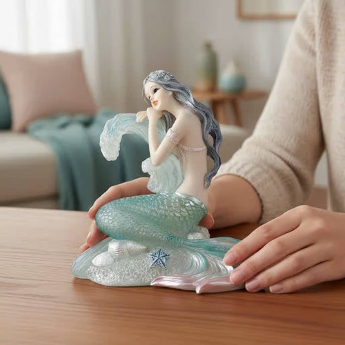 Resin mermaid statue ocean - statue,