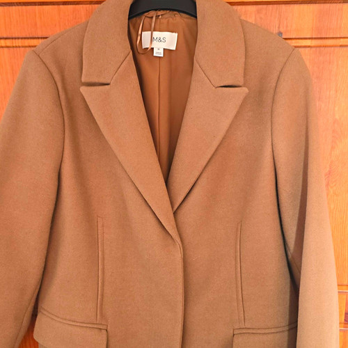 Women beige wool blend - m&s, women’s