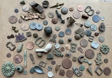 Metal Detecting Finds, Saxon, Celtic, Roman Etc, Coins, Strap Ends, Mount & More