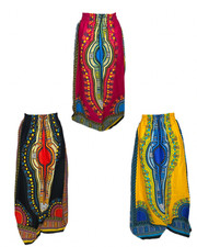 New African Dashiki Floral Print High Waist Long Maxi Cotton Women Skirt