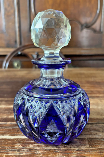 Vintage 1920 cobalt blue - cobalt, cut