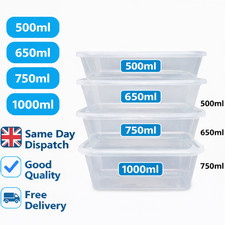 Plastic Food Containers Tubs