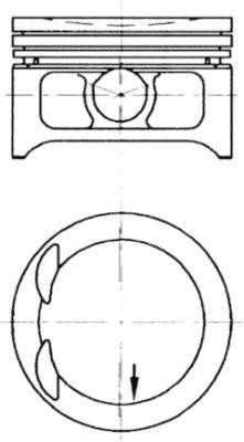 Kolbenschmidt 97363610 piston - 97363610,