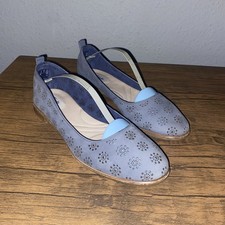 Clarks Narrative Blue Flat
