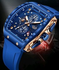 Mens Army Military Big Watch