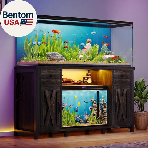 Gallon fish tank - 75, stand