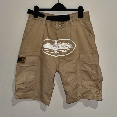 Corteiz guerillaz beige cargo - corteiz,