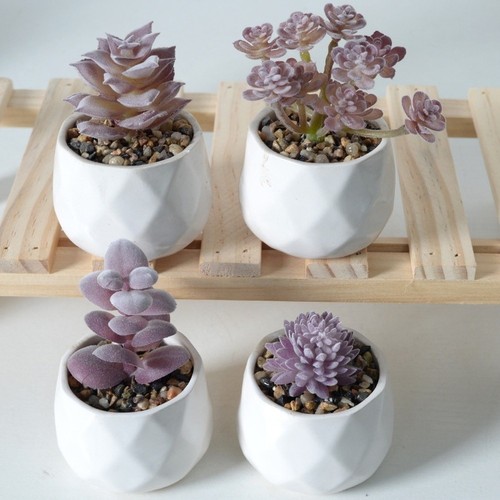 Artificial purple succulent - artificial,