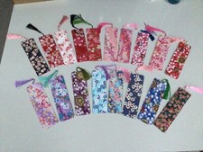 Japanese fabric book marks