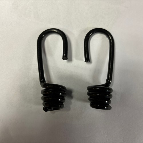 6mm black bungee hooks plastic - 6mm,