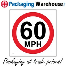 TR032 60 MPH SIGN LEGAL SPEED