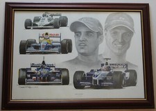 Tribute to Williams - Framed Print by Stuart McIntyre - Formula 1, F1