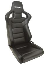 Land Rover Defender Corbeau Sportline RRS Low Base Pair of Seats - Black Vinyl