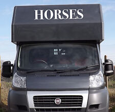 HORSE TRAILER BOX Sticker Decal SIGN VAN Graphic Vinyl
