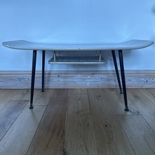 Vintage 60s Table Pop Art Mod Retro Mid Century Modernist Space Age teak chippy