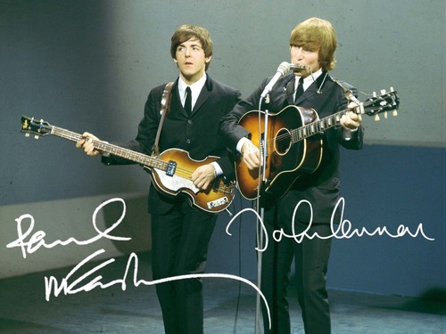 Photo signed by paul - a3,