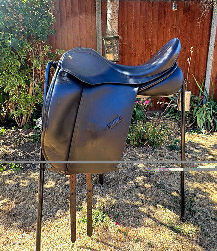 Brown leather dressage - brown,
