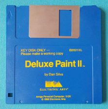 DELUXE PAINT II 2 AMIGA. DISC ONLY. ELECTRONIC ART EA. A500 A600 A1200. (A)