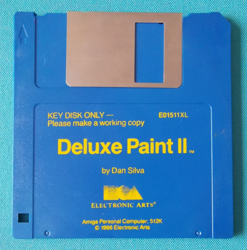 Deluxe paint amiga disc - deluxe,